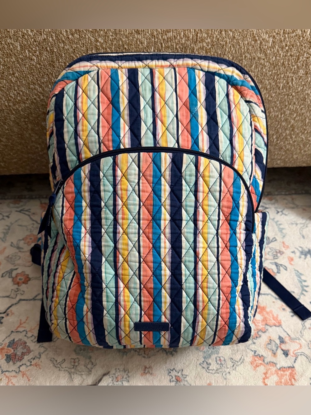 Vera Bradley Cabana Striped Backpack - Large - Picture 5 of 8